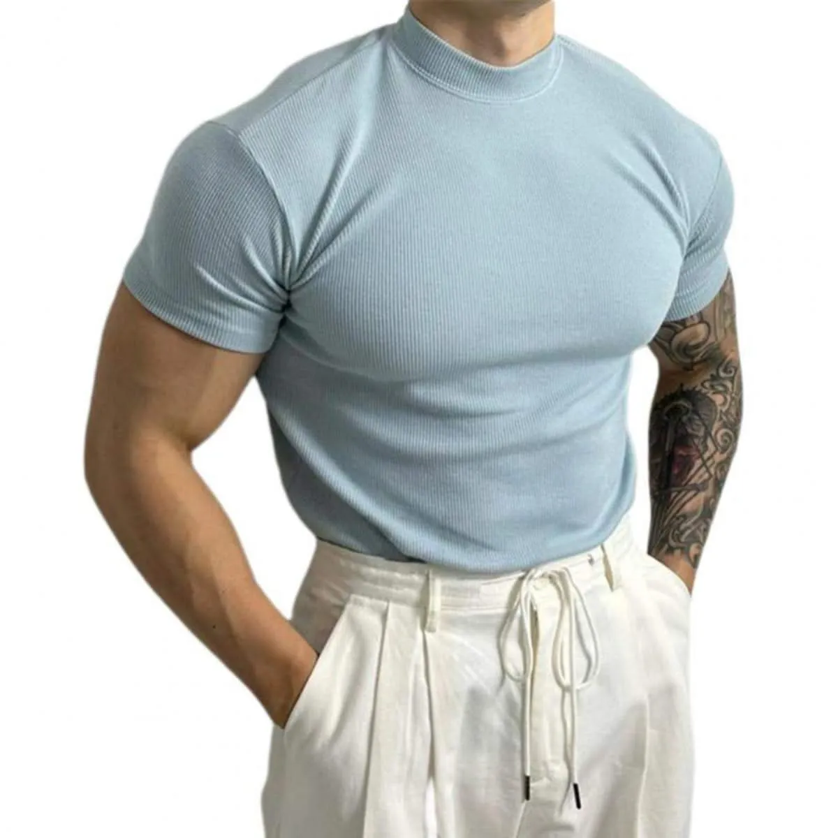 Ivan | Men’s Fitted Ribbed Knit Top