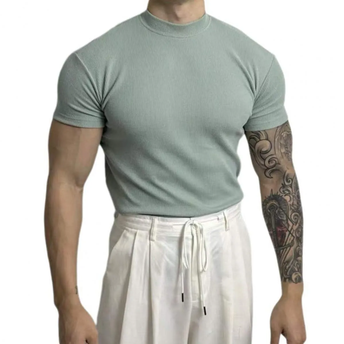 Ivan | Men’s Fitted Ribbed Knit Top