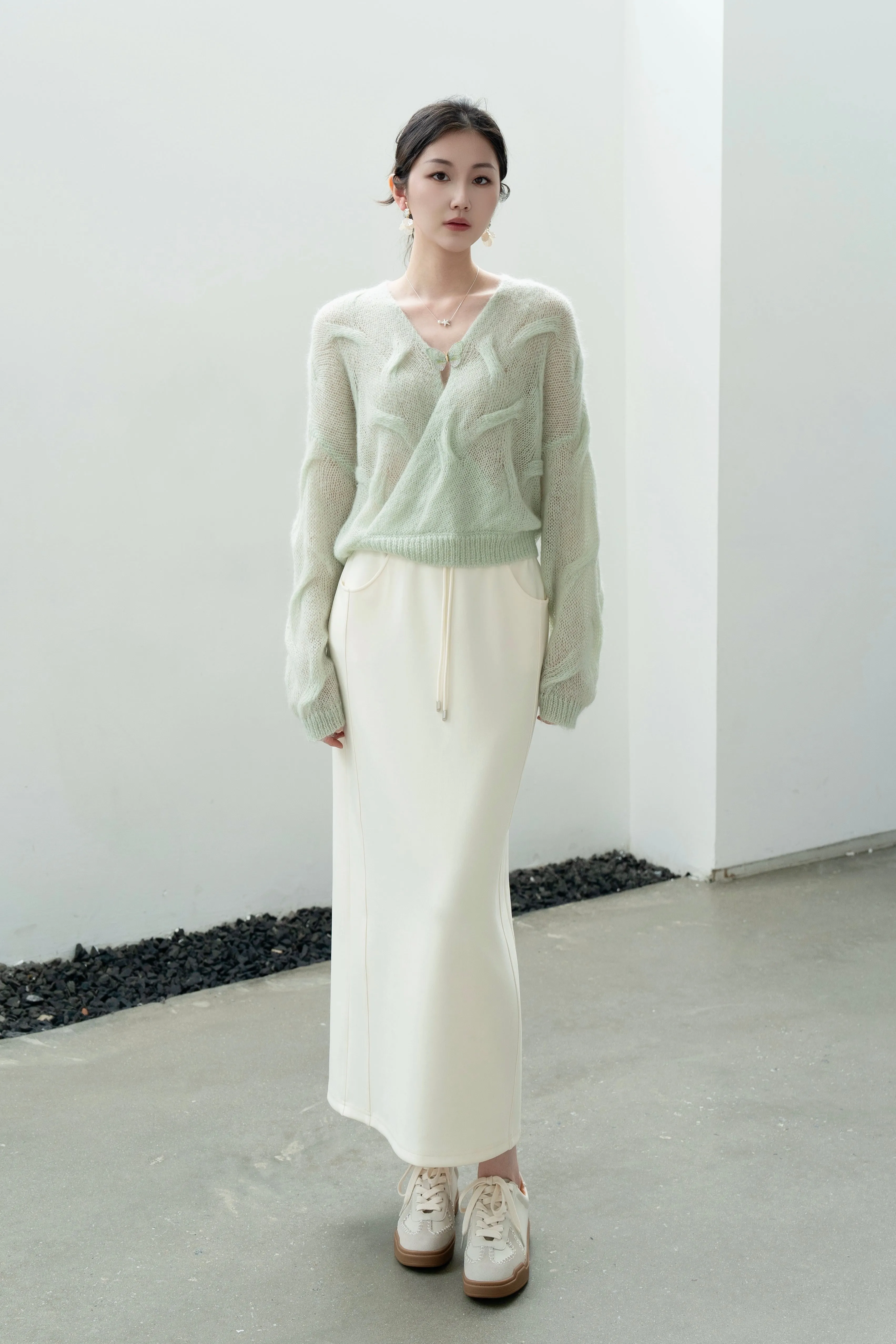 Jade Mohair And Wool Sweater