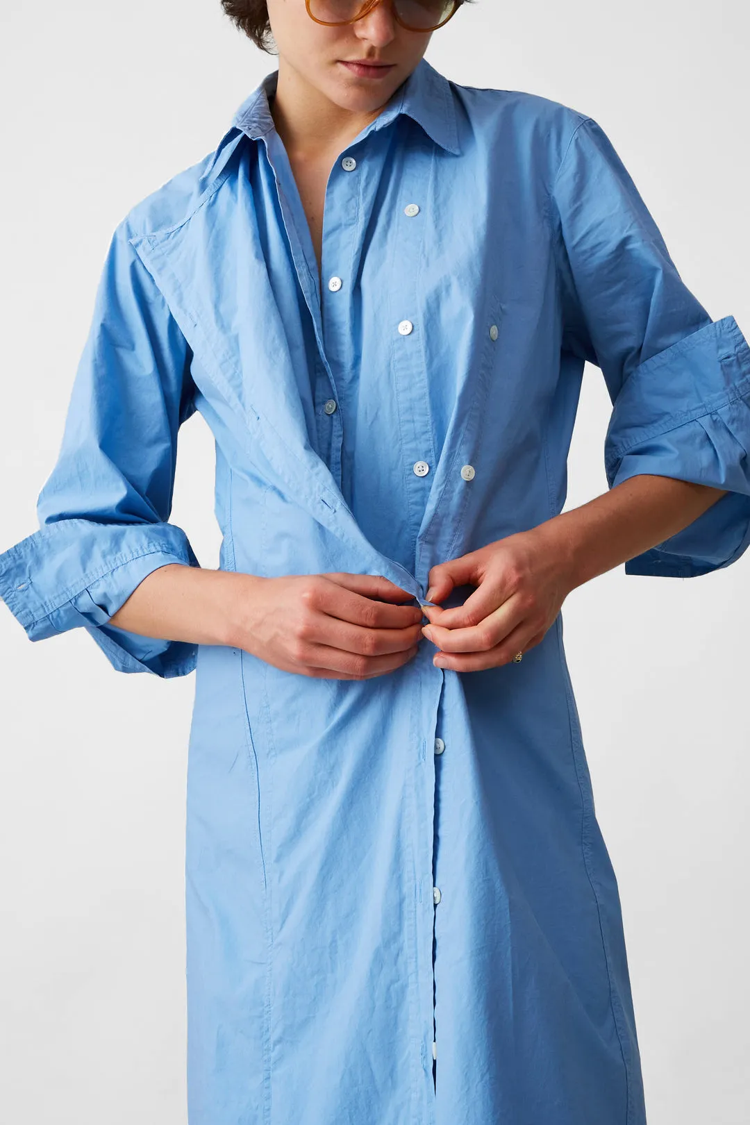Jones Shirtdress in Ashleigh Blue Poplin