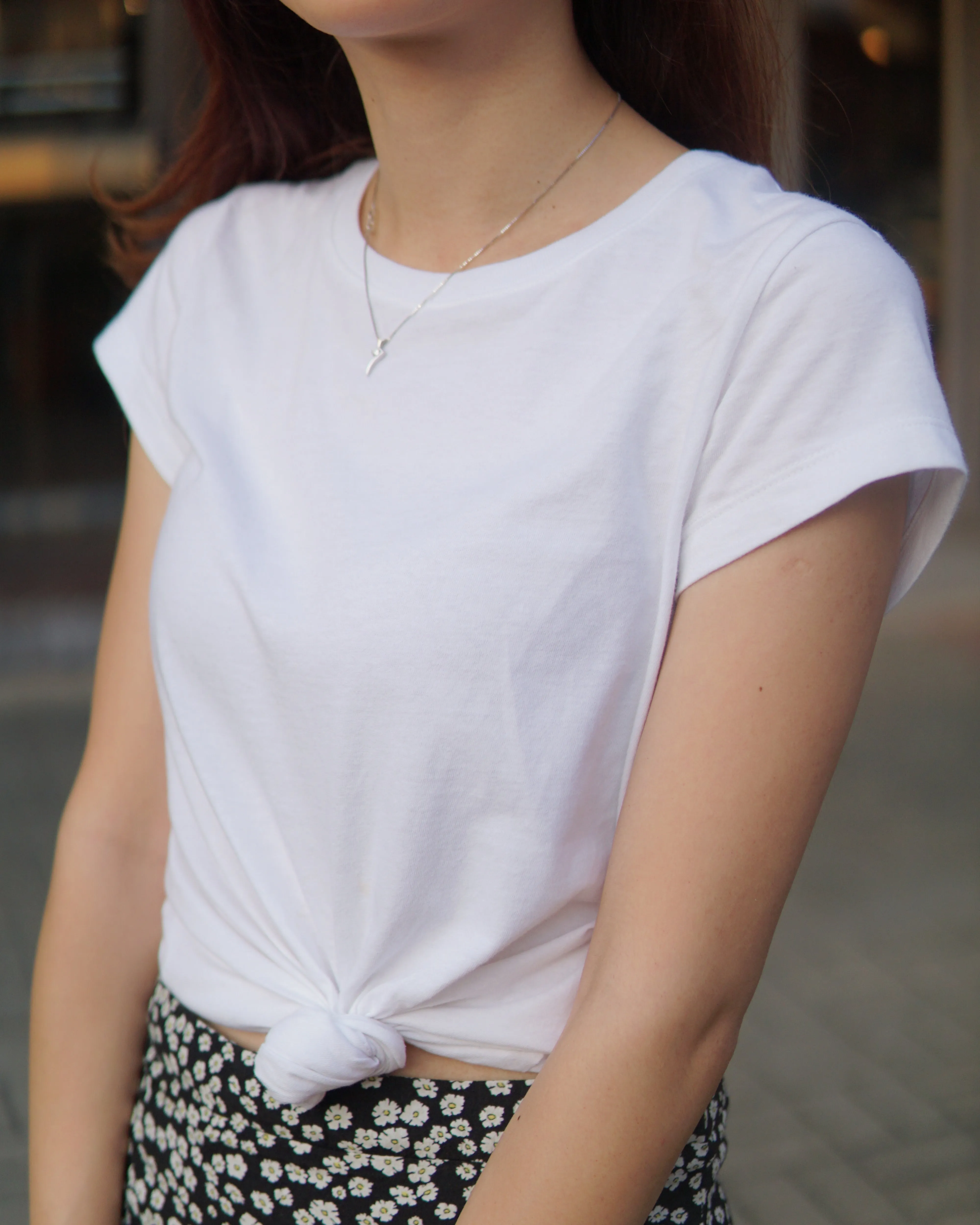 Knotted Crewneck Tee