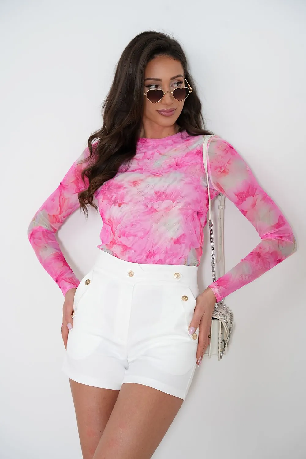 LaBalancia tulle blouse with long sleeves
