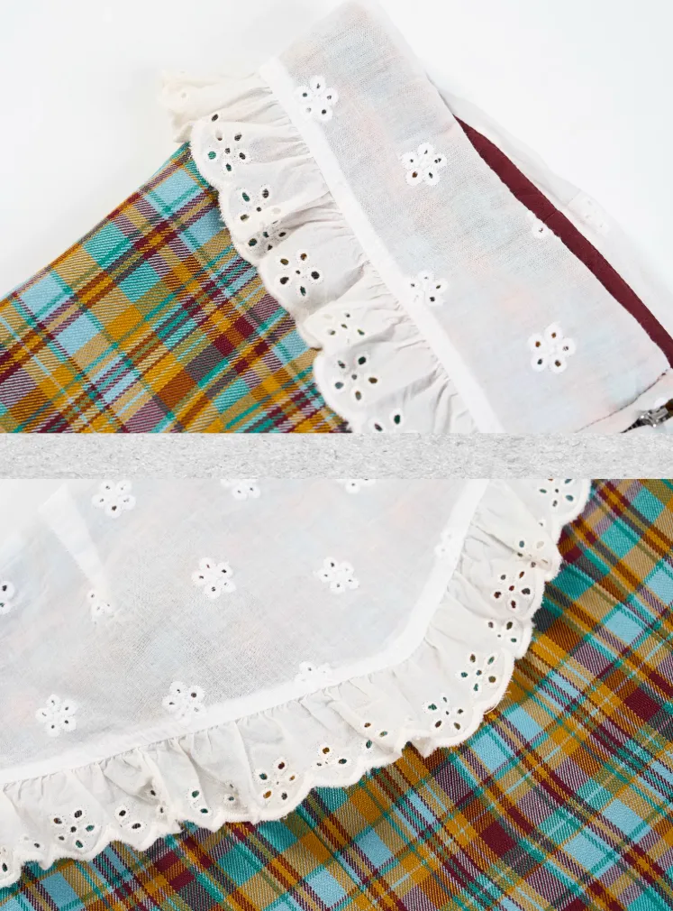Lace Trim Bandeau Top