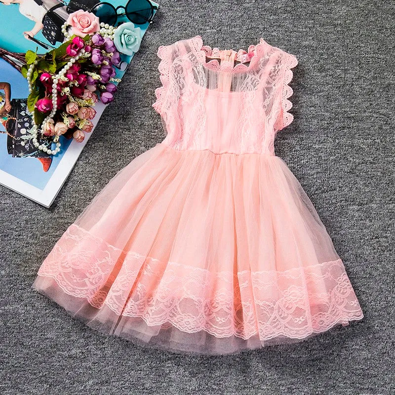 Lacey sheered layered dress