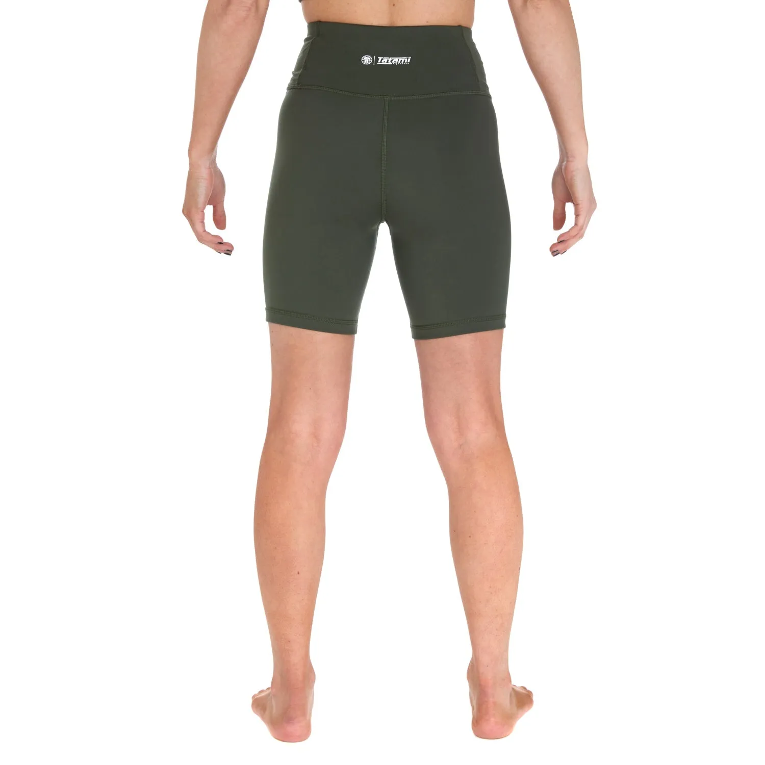 Ladies Agile Longline Shorts - Khaki