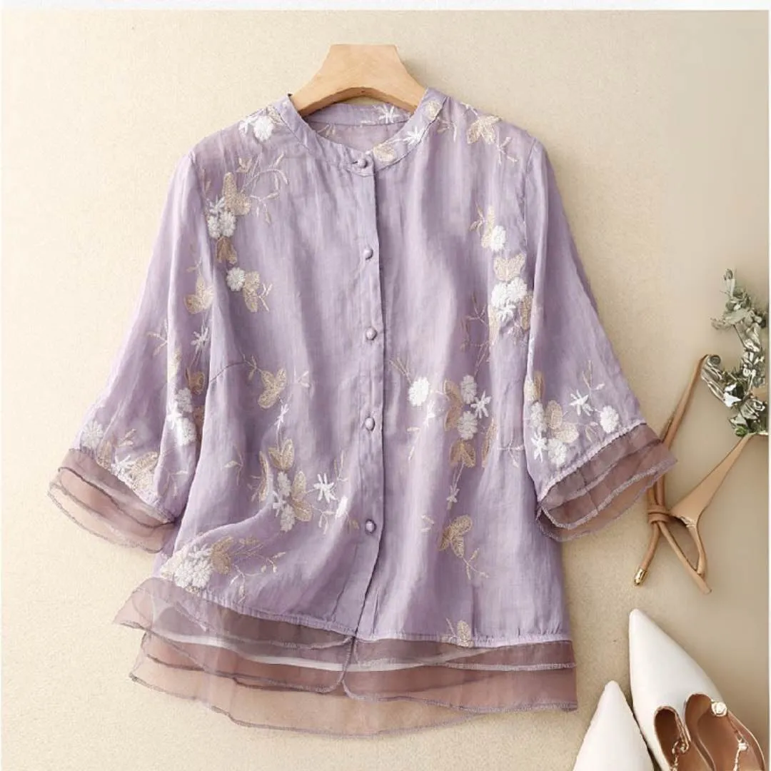 Laura™ | Embroidered Blouse