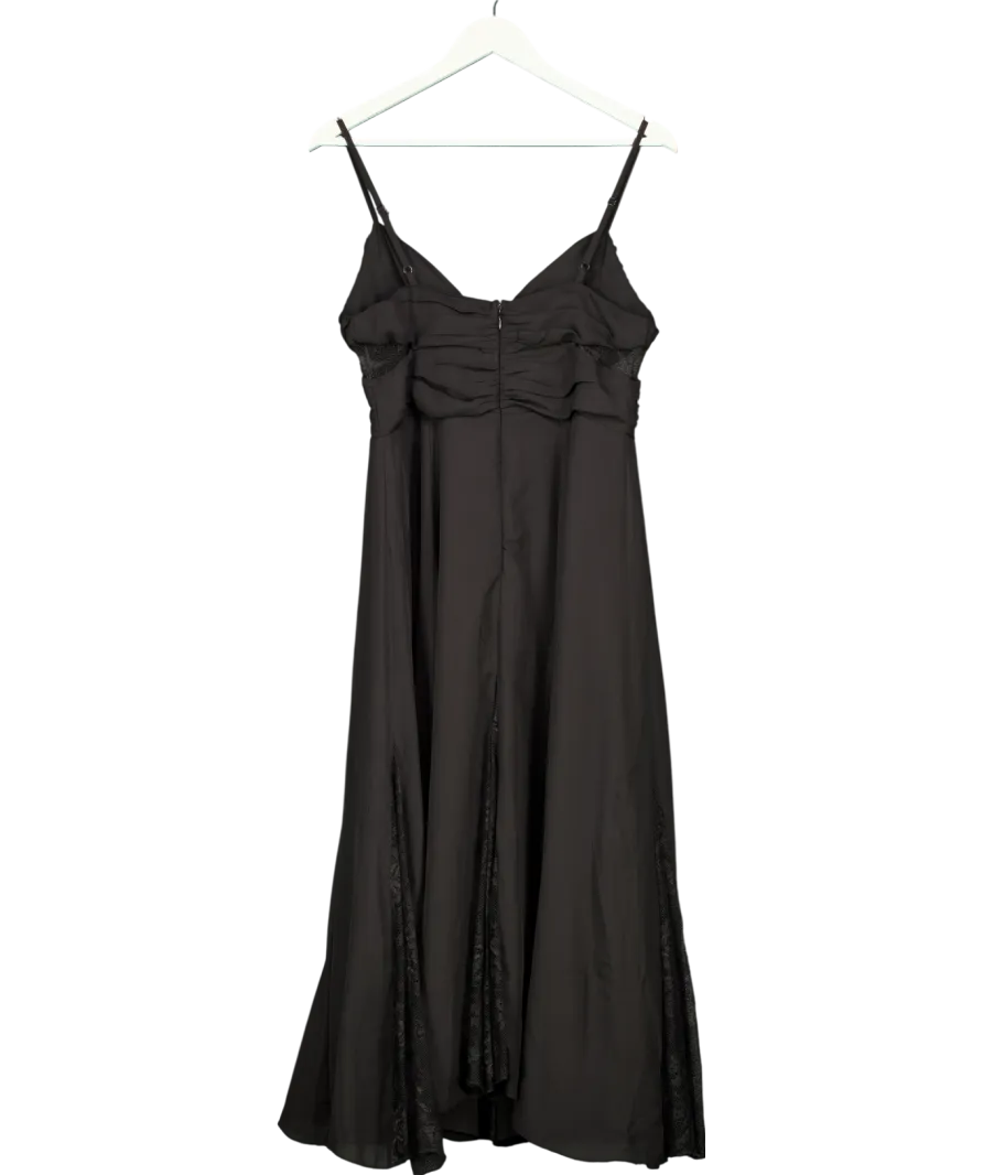 Layered With Love Black Midnight In Paris V-neck Sleeveless Dress UK M