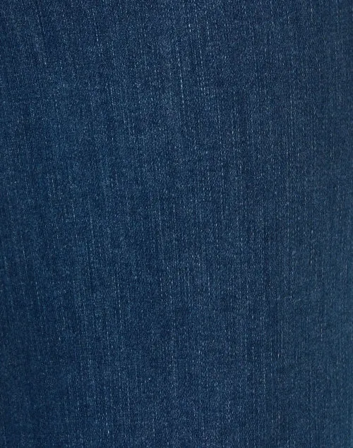 Le Slim Palazzo Dark Wash Patch Pocket Jean