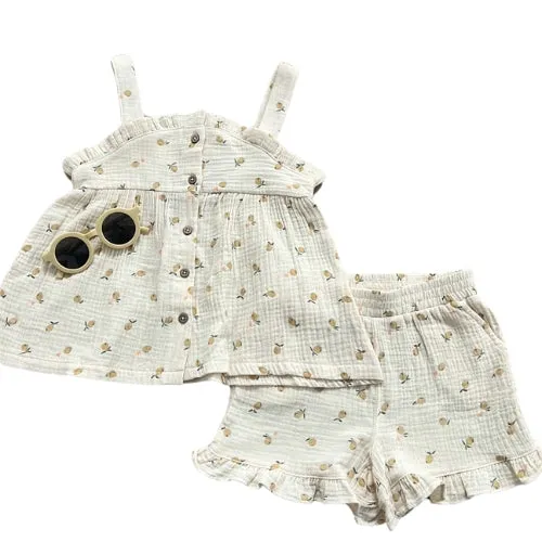 Lemon 3 Piece Muslin Set