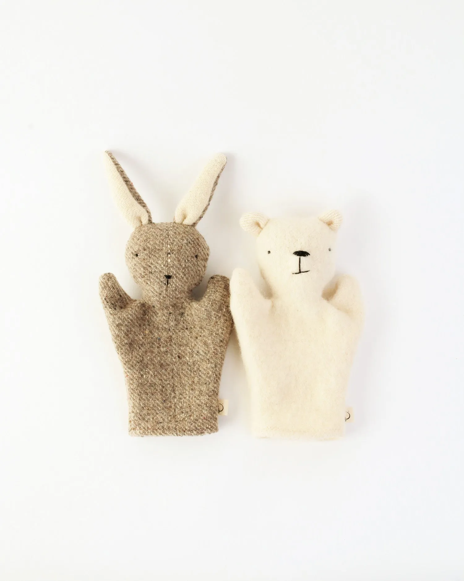 Light Grey Rabbit Hand Puppet