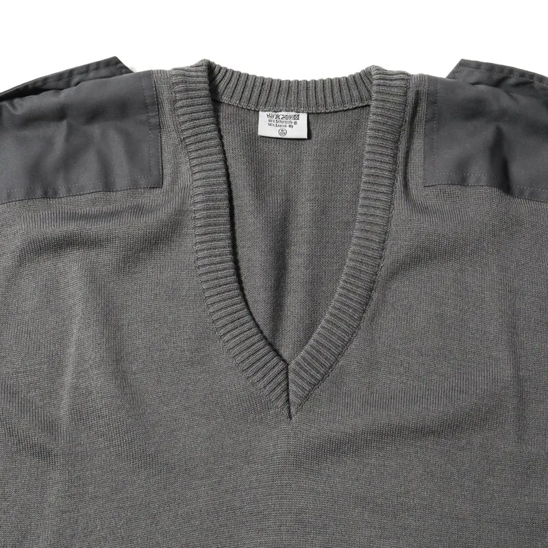 Like New Austrian Army V-Neck Wool Pullover