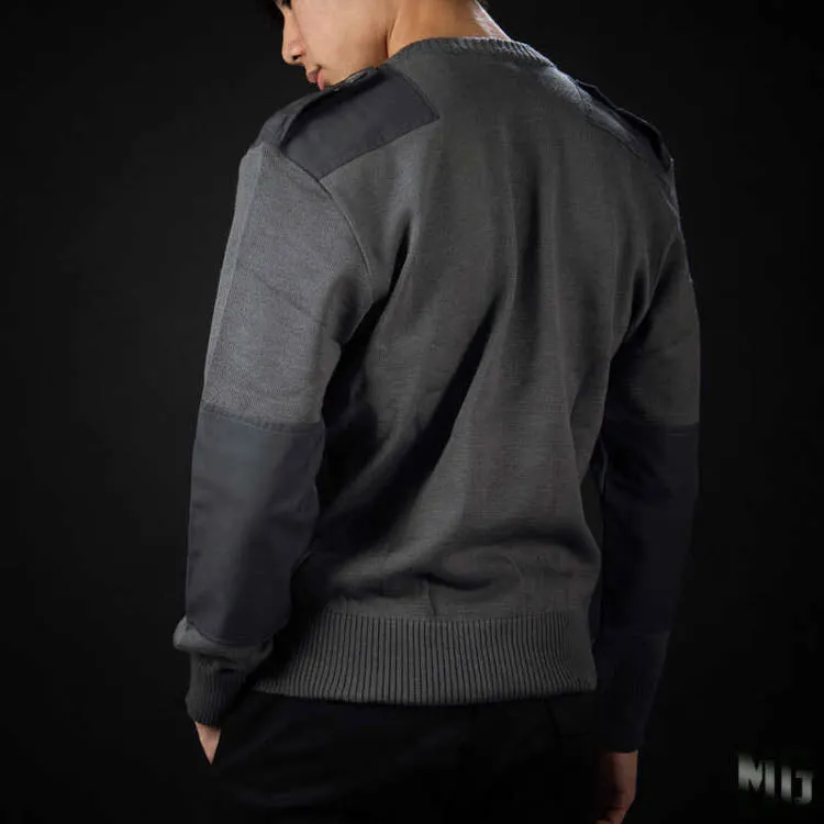 Like New Austrian Army V-Neck Wool Pullover