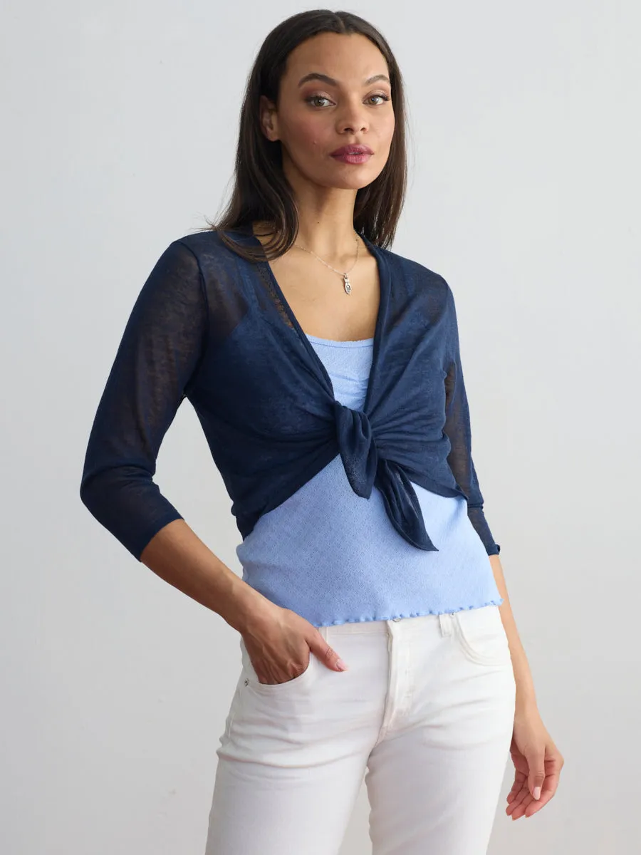 LINEN BALLET WRAP
