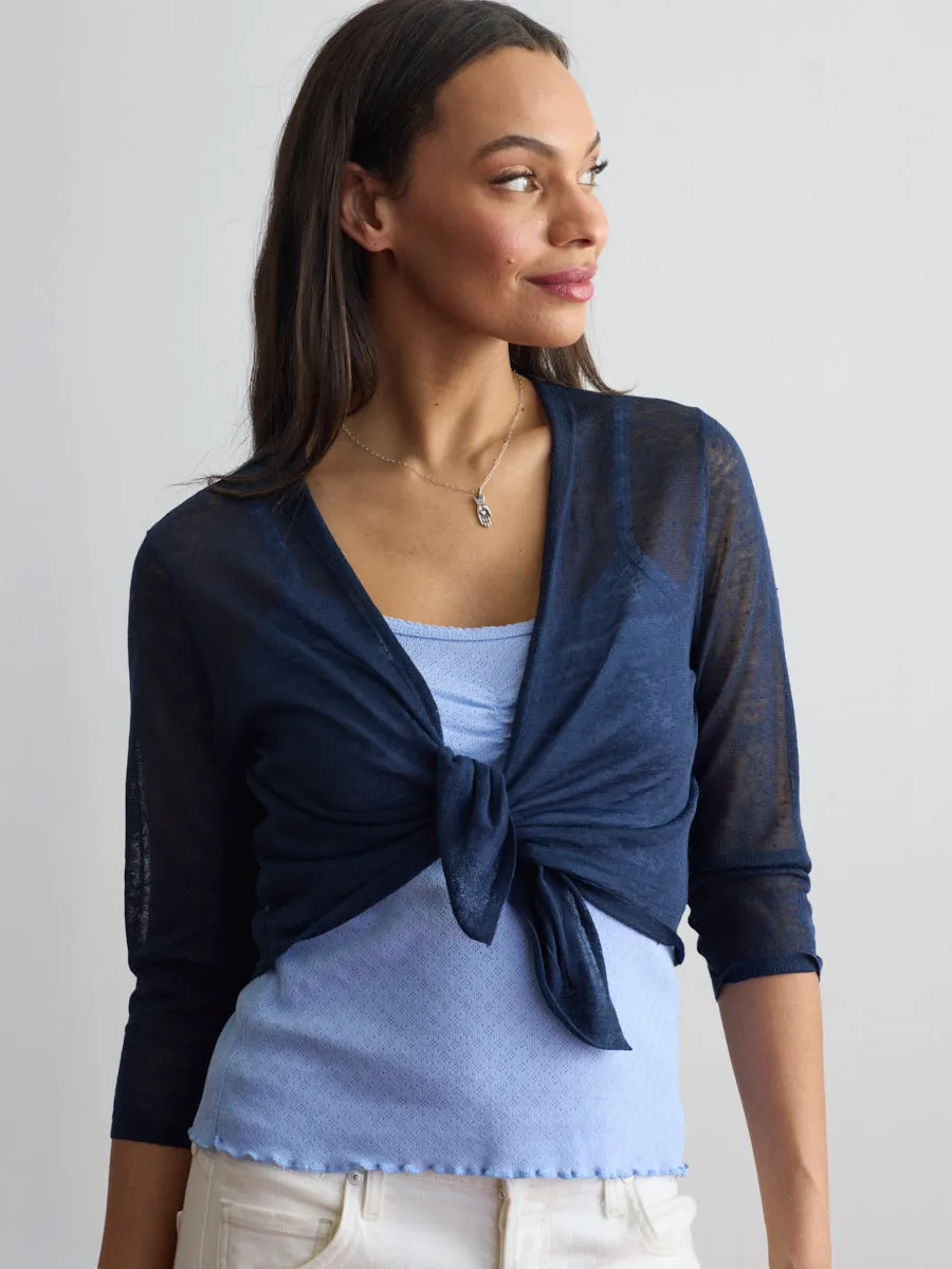 LINEN BALLET WRAP