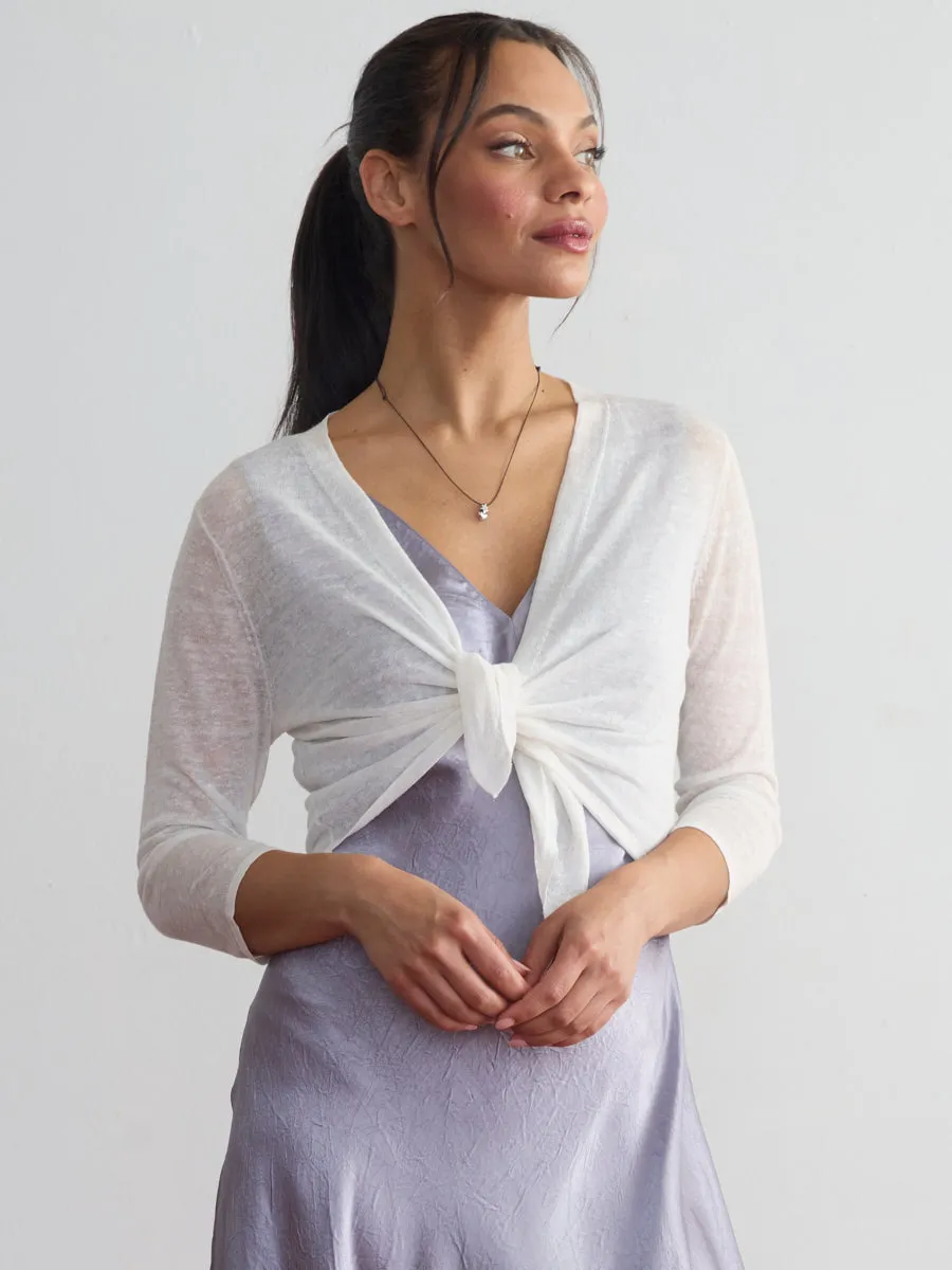 LINEN BALLET WRAP