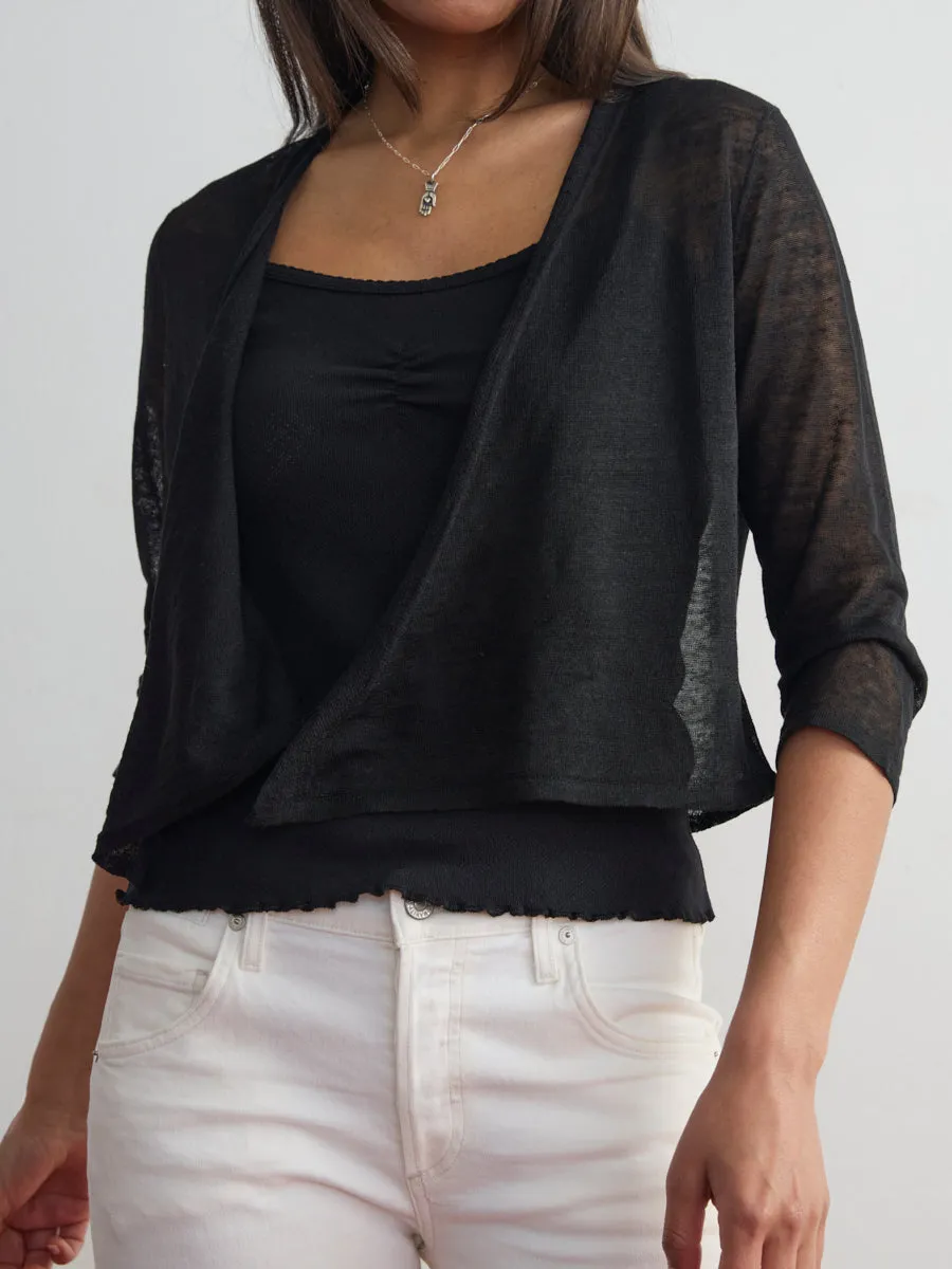 LINEN BALLET WRAP