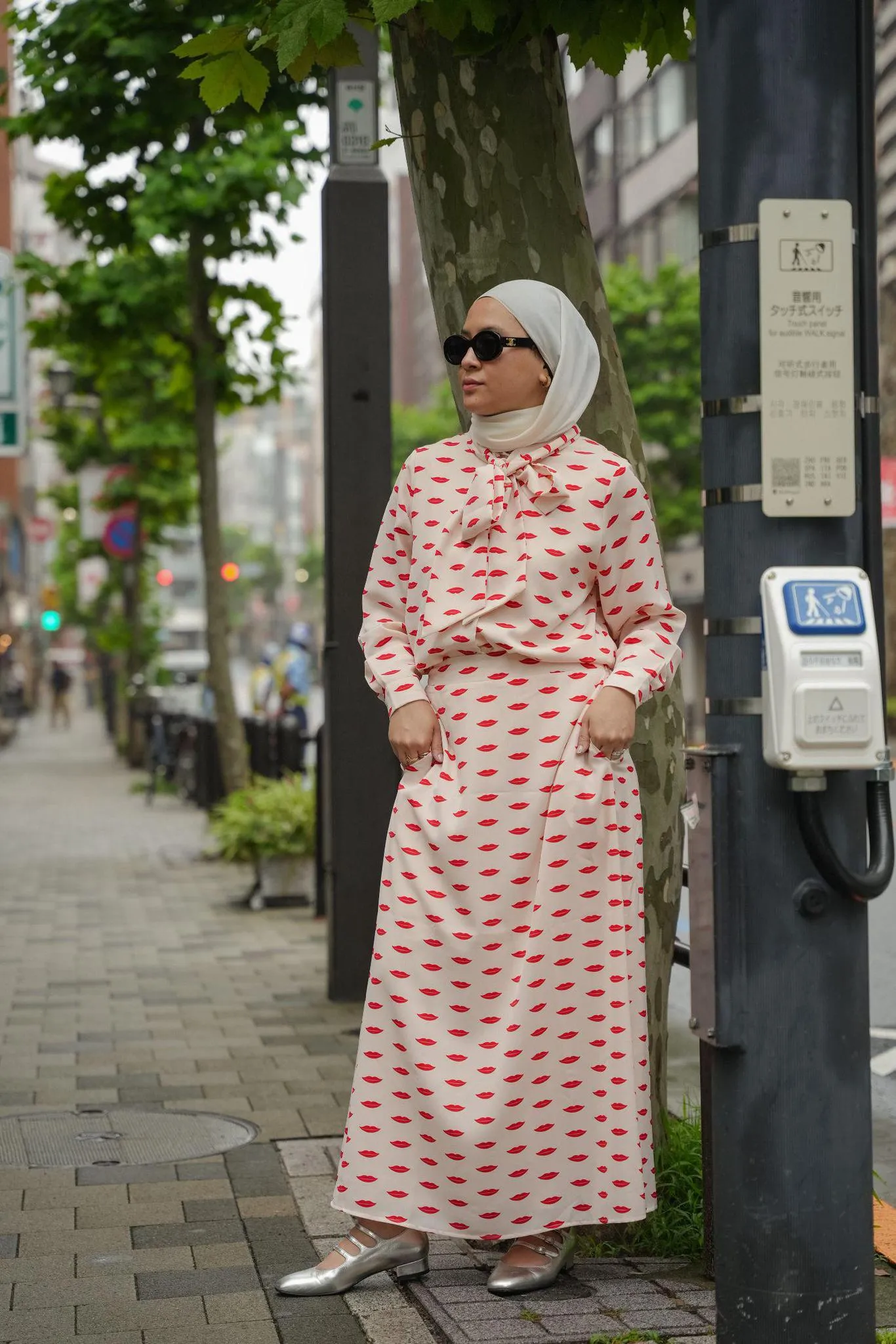 LIP PRINT SKIRT