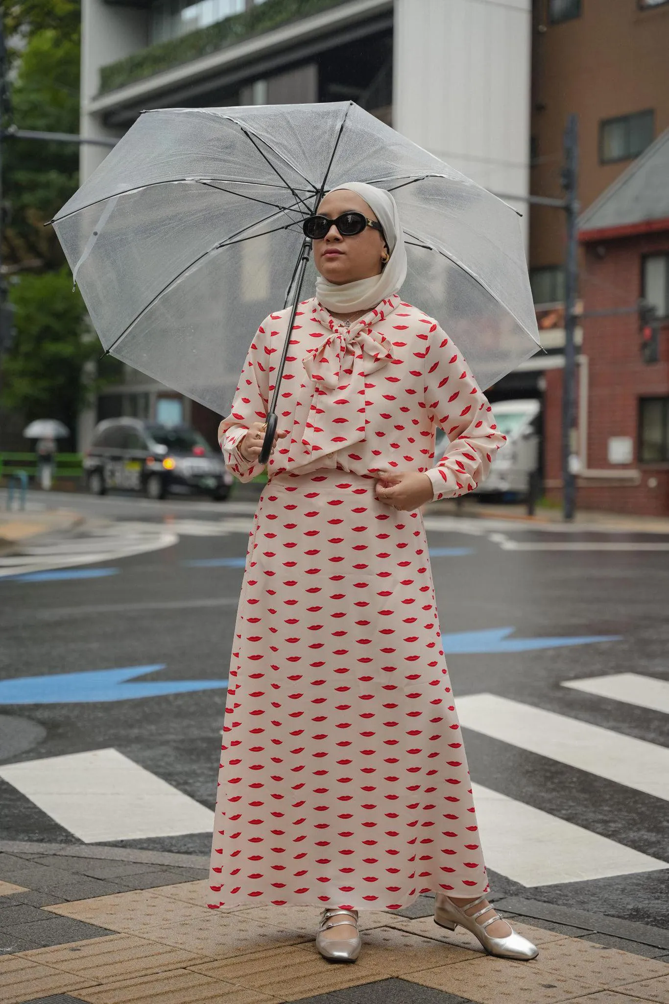 LIP PRINT SKIRT