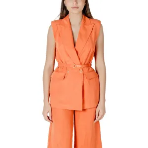 Liu Jo Orange Lyocell Vest