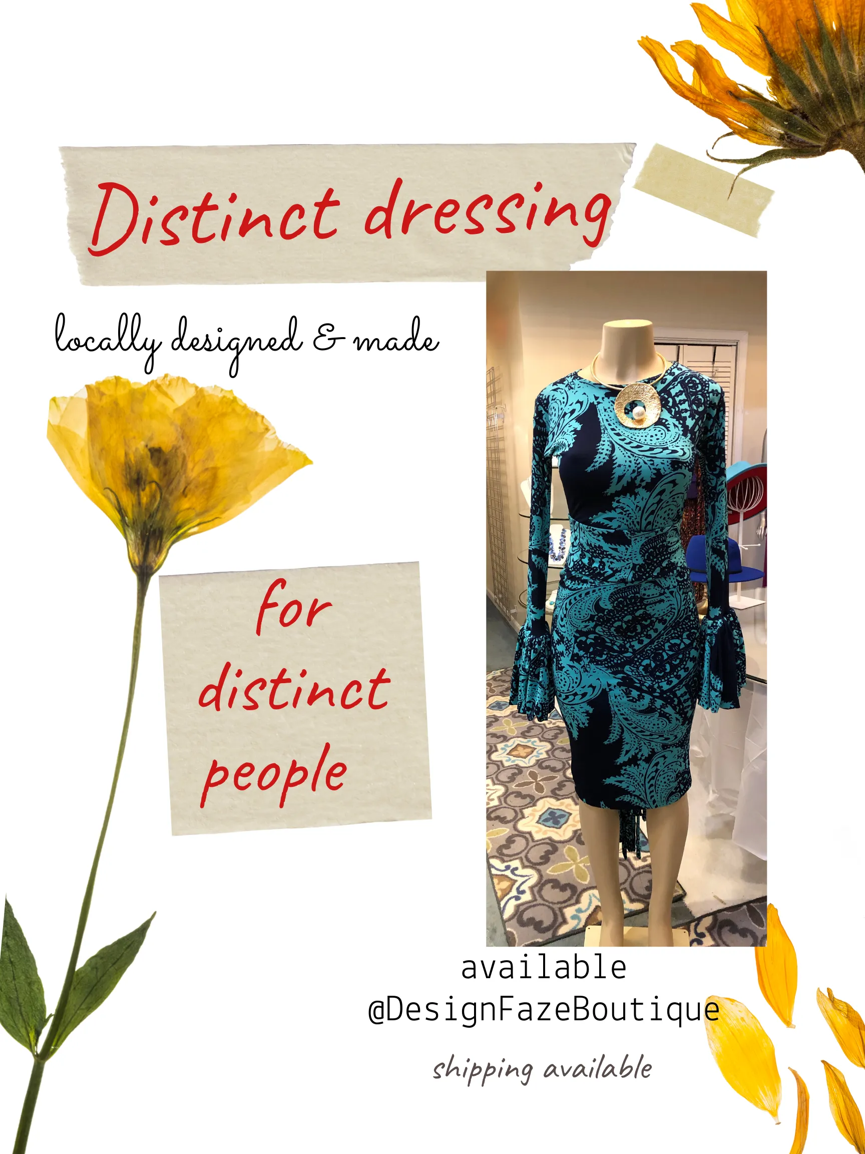 Locally Designed and Made Dress