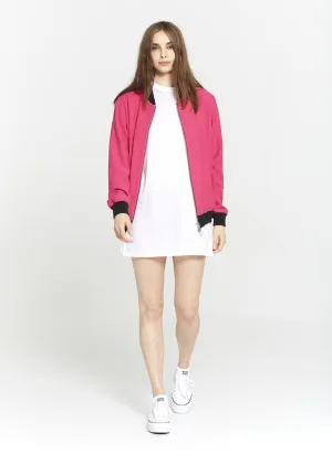 Long White Cupro T-shirt