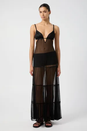 LUCID MAXI DRESS | BLACK