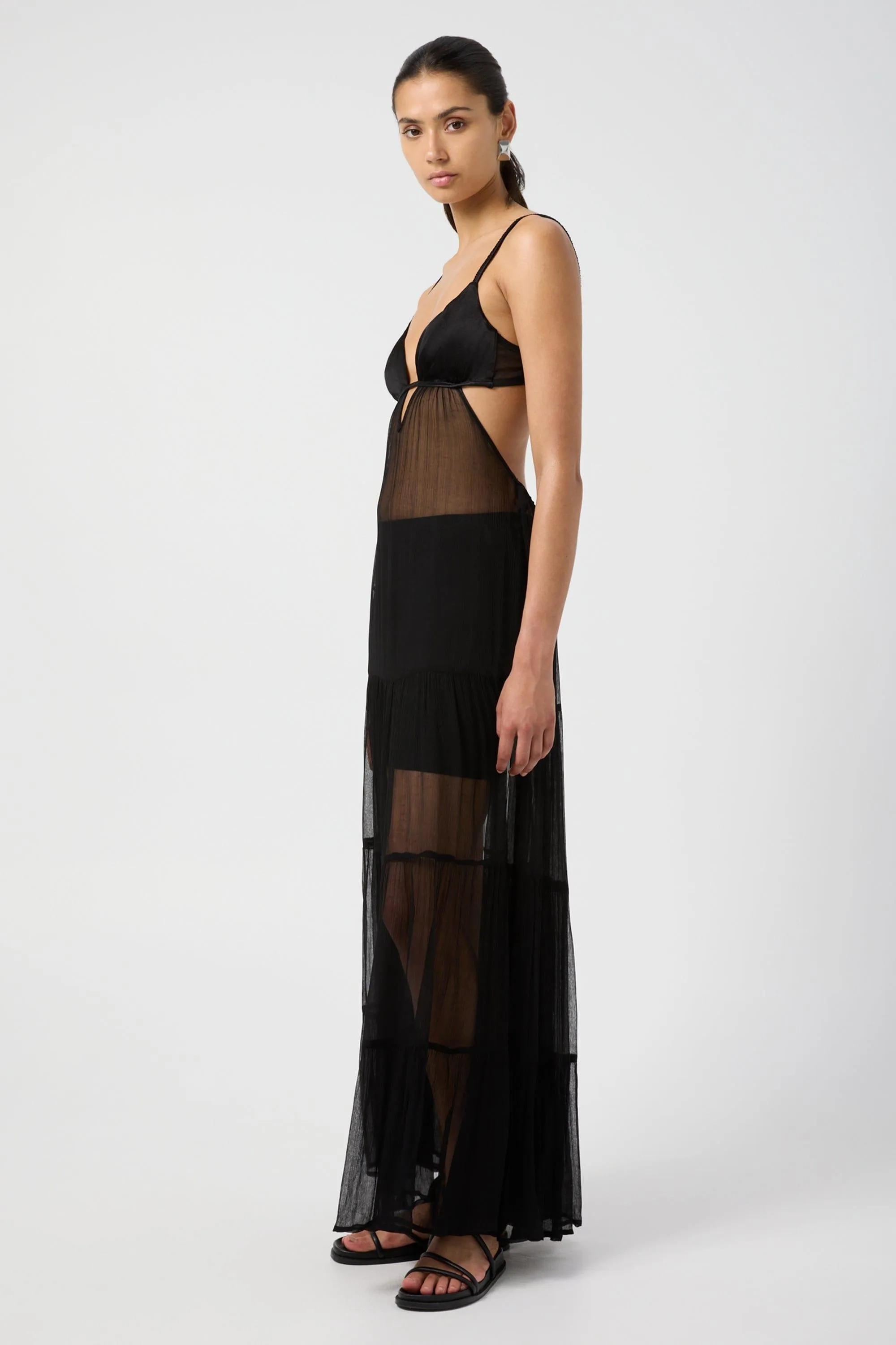 LUCID MAXI DRESS | BLACK
