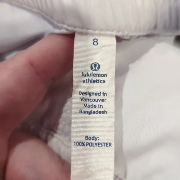 Lululemon paradise tie dye shorts grey/white