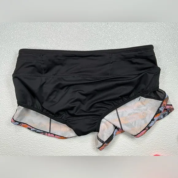 Lululemon Speed Up Short *2.5&quot; Inversion Multi / Black W7ANSR Size 4