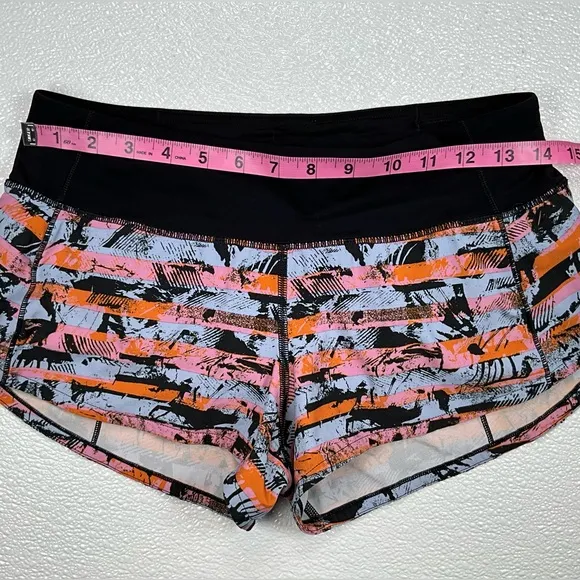 Lululemon Speed Up Short *2.5&quot; Inversion Multi / Black W7ANSR Size 4