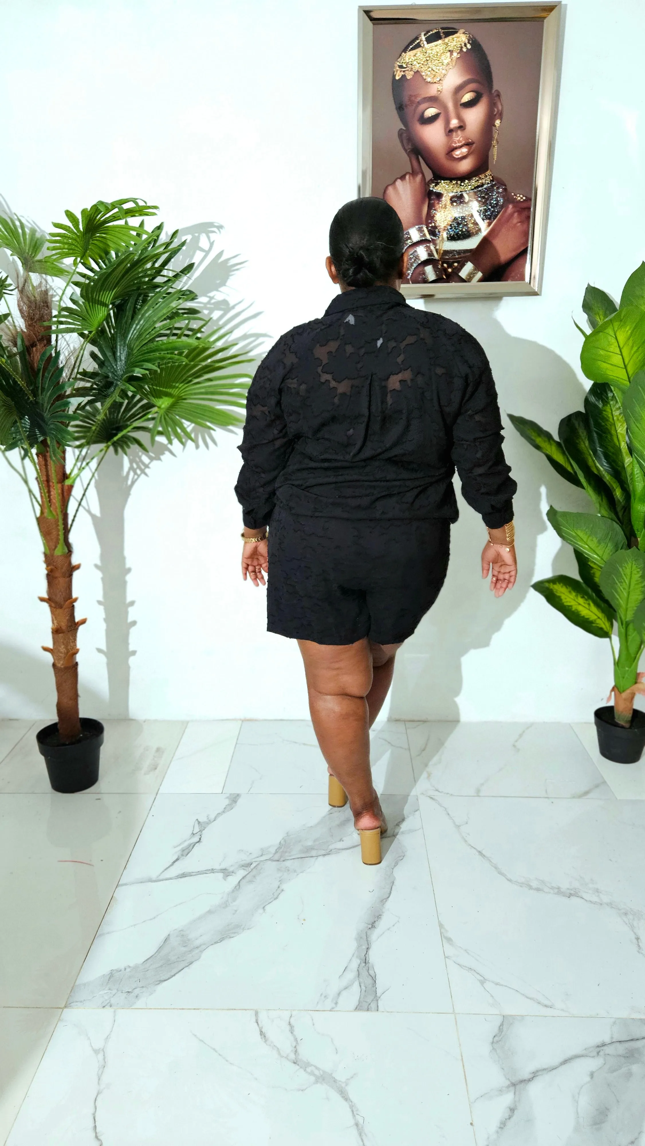 Luxe Marigold Set || Black