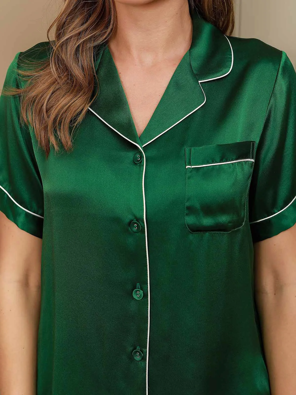 Mairead - Soft Mulberry Elegance Woman's Short Pajama Set