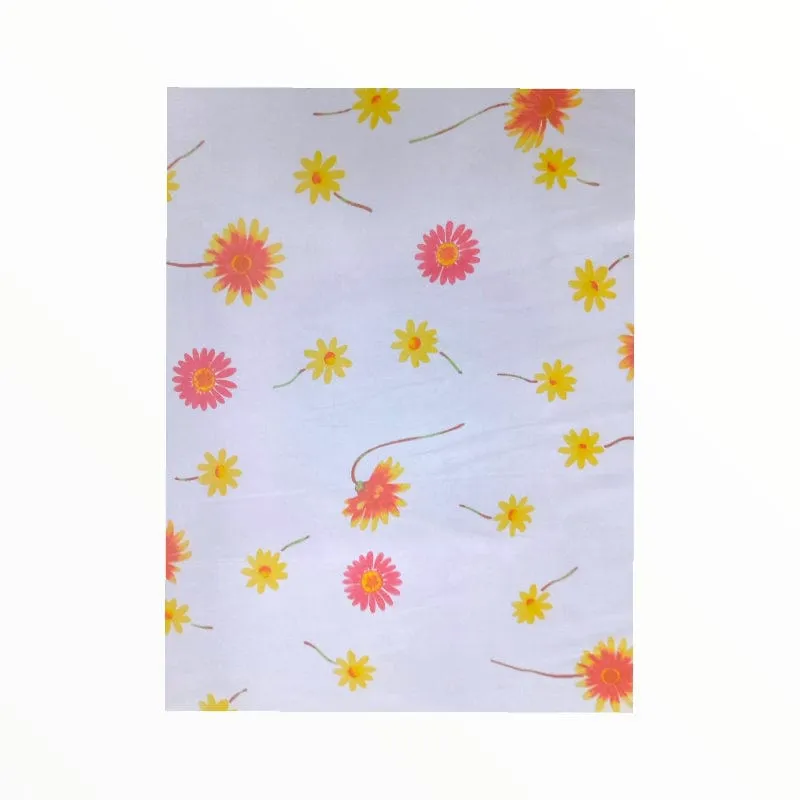 Maison Special Clearance Sunflower Print Voile 140 cm
