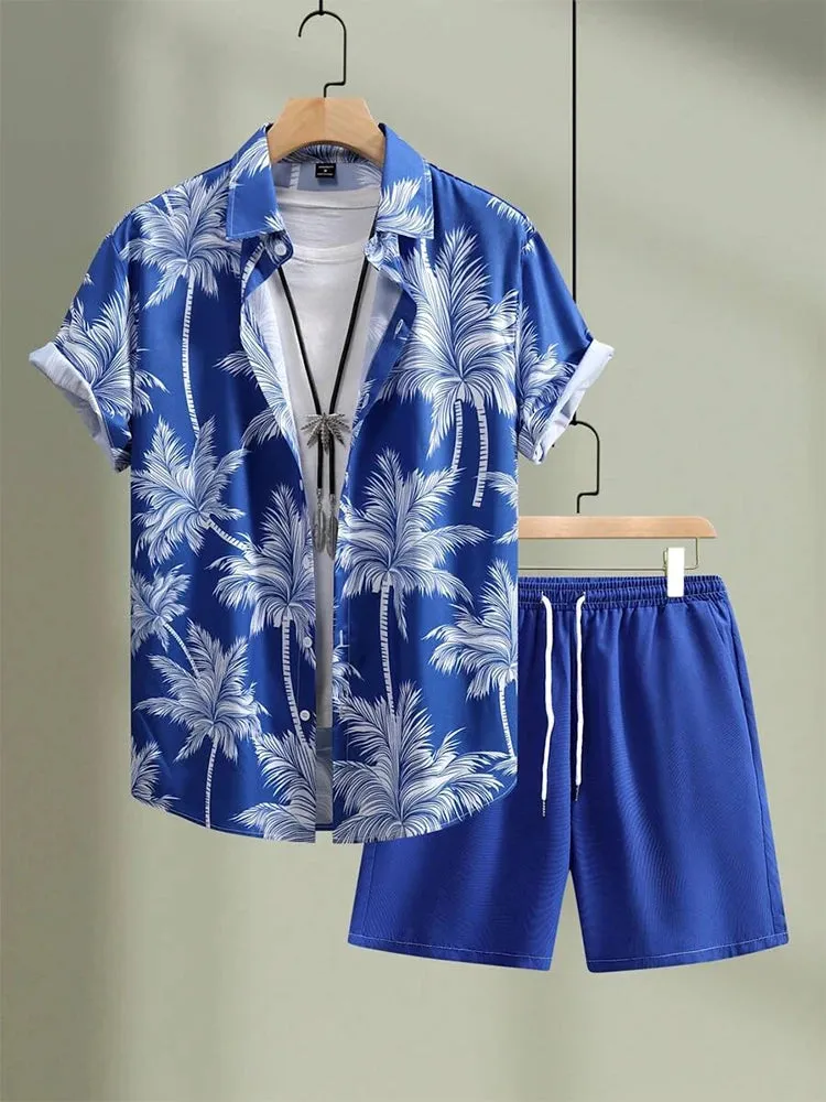 Men’s Casual Summer Shirt and Shorts Set