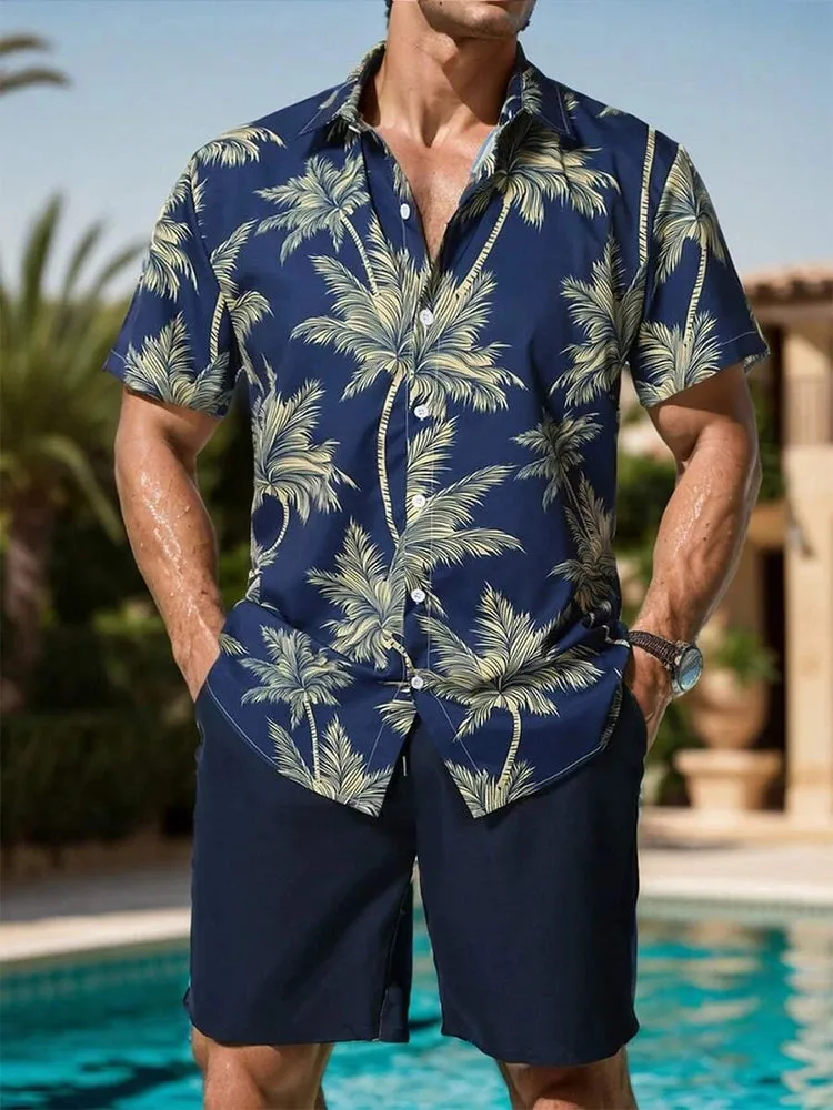 Men’s Casual Summer Shirt and Shorts Set