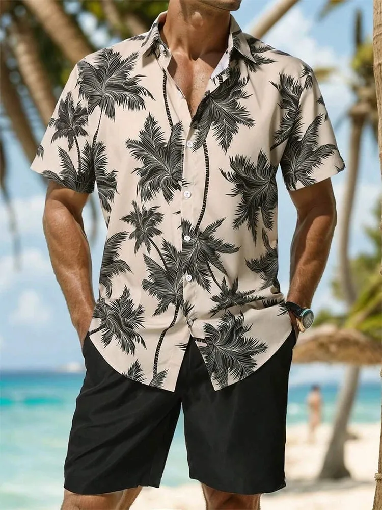 Men’s Casual Summer Shirt and Shorts Set