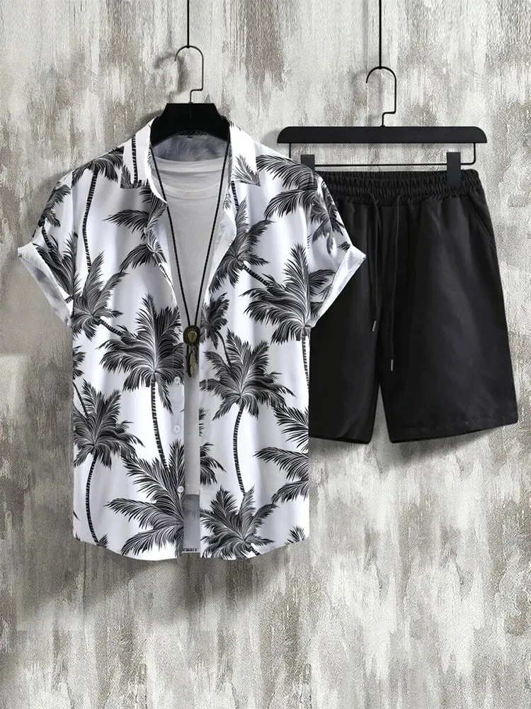 Men’s Casual Summer Shirt and Shorts Set