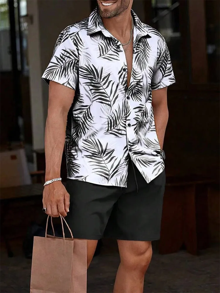 Men’s Casual Summer Shirt and Shorts Set