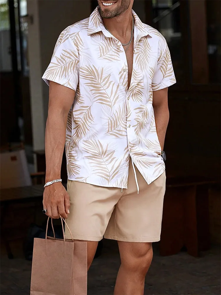 Men’s Casual Summer Shirt and Shorts Set