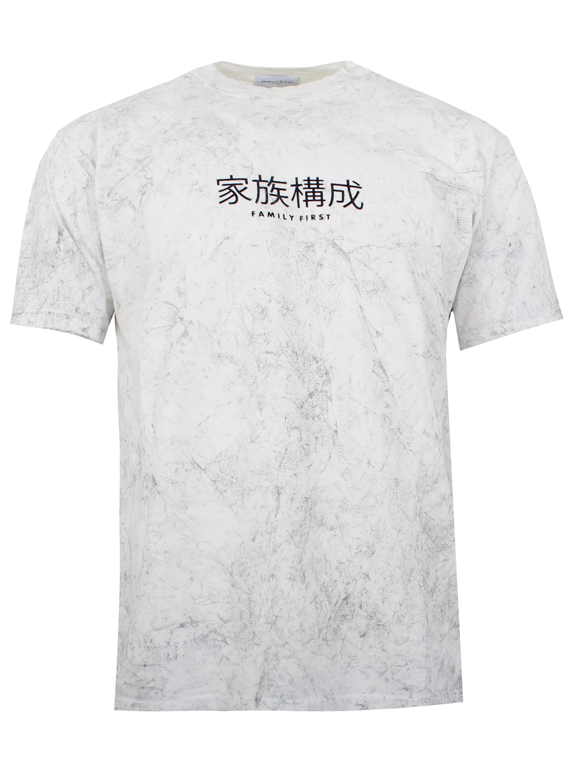 Men's Japanese Letter Short Sleeve Tee Shirt