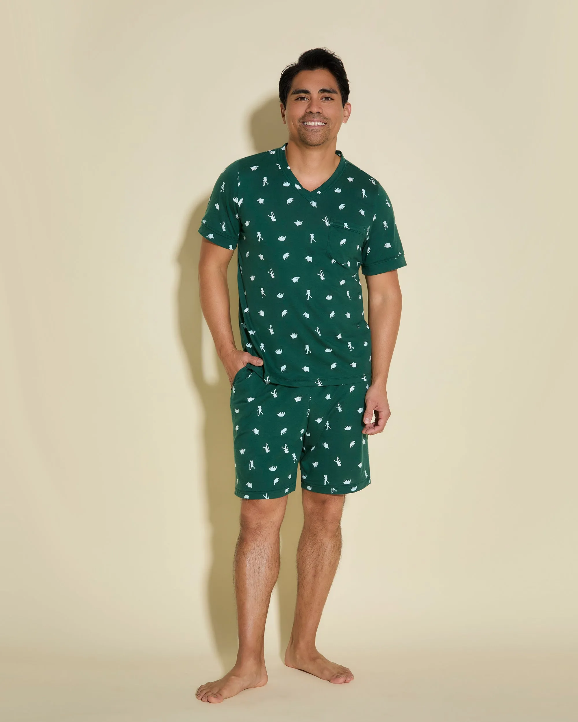 Men's T Shirt & Short Lounge Set