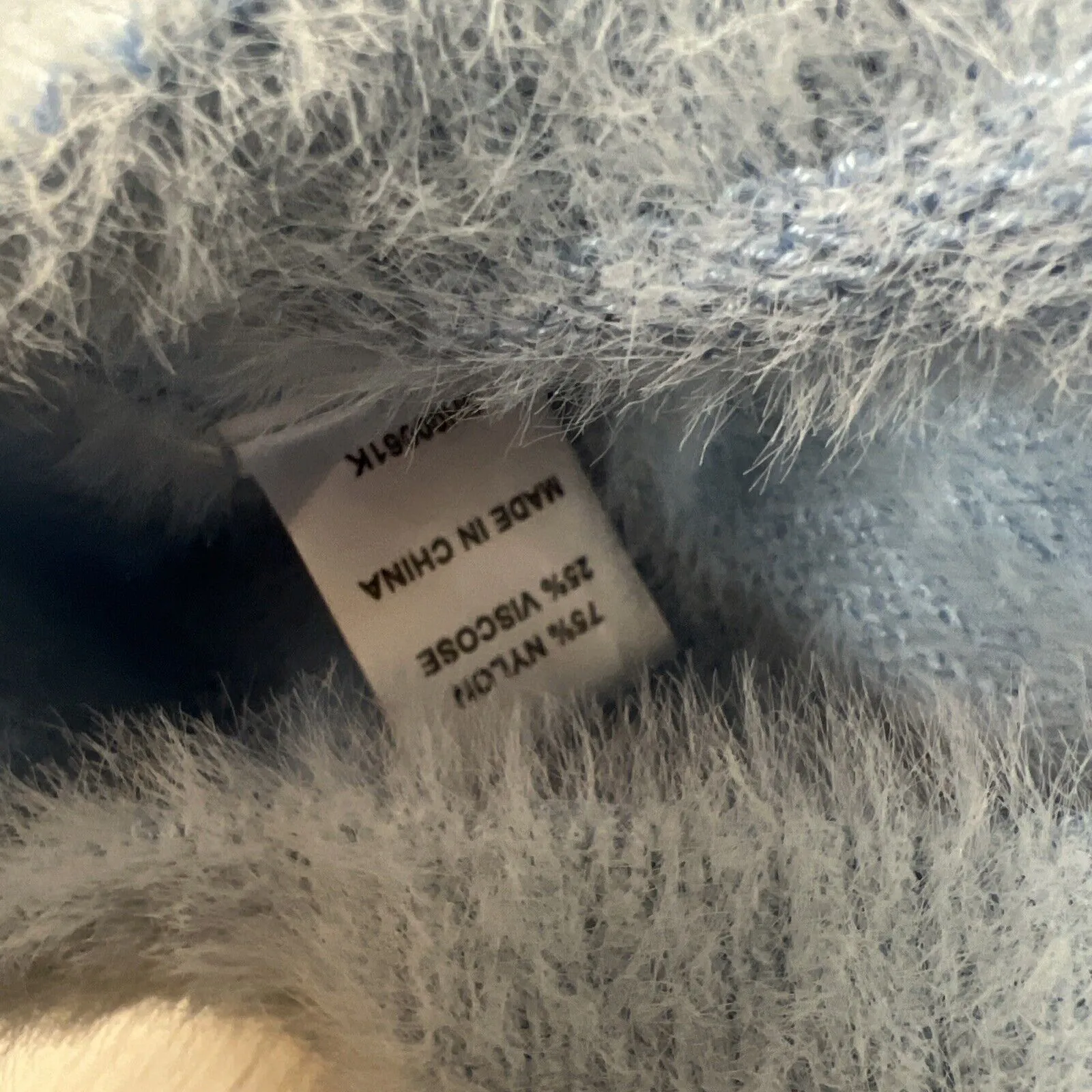 Meshki Womens Blue Fluffy Soft Shorts Size Medium