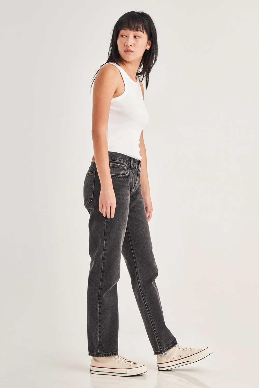 Middy Straight Jeans No Service