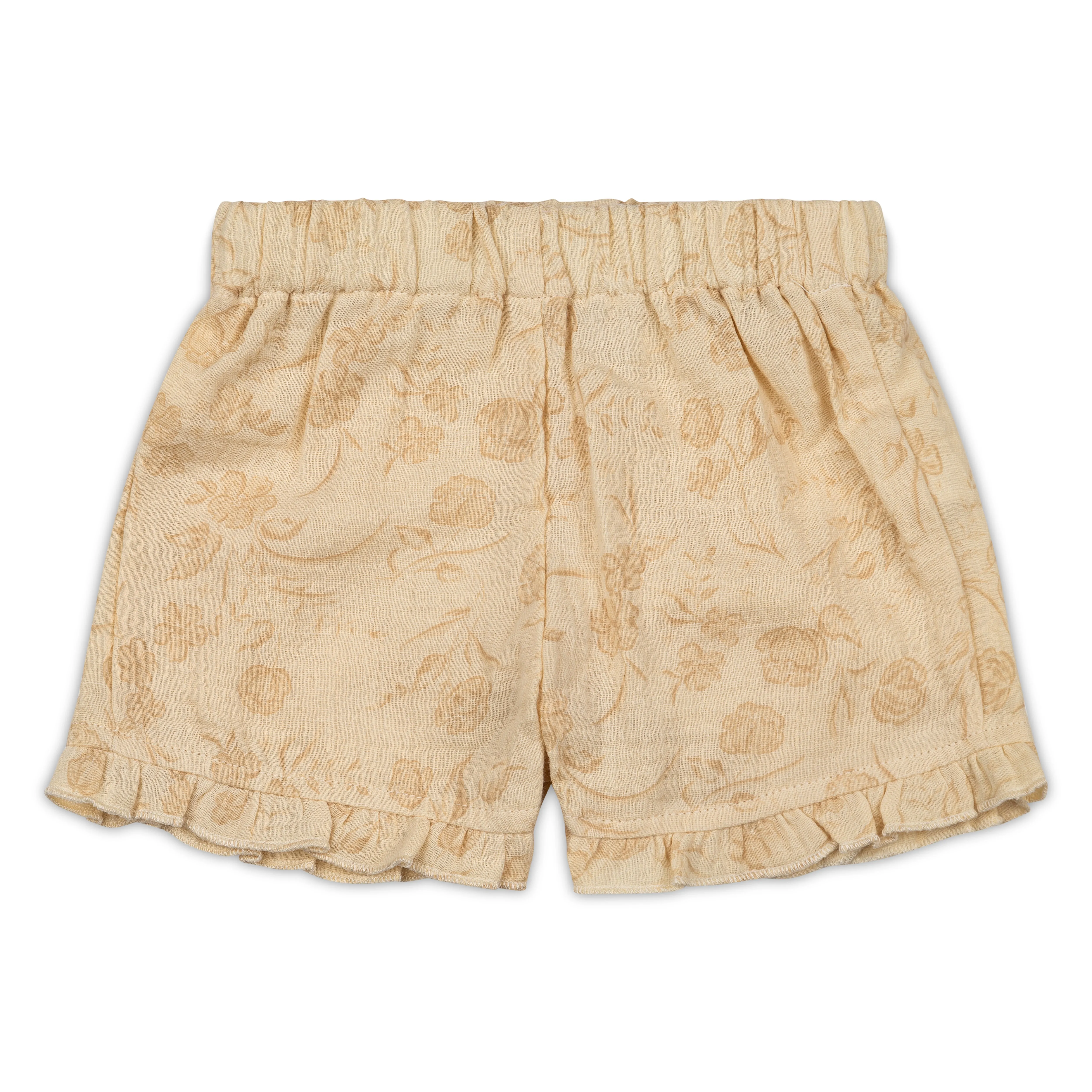 Mila Frill Shorts ~ Vintage Buttercream