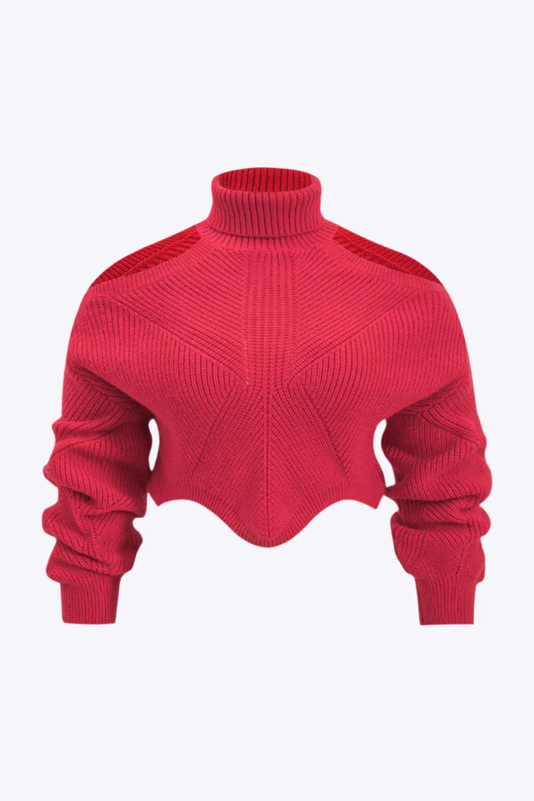 Mildred - Chic Cold Shoulder Woman's Sweater