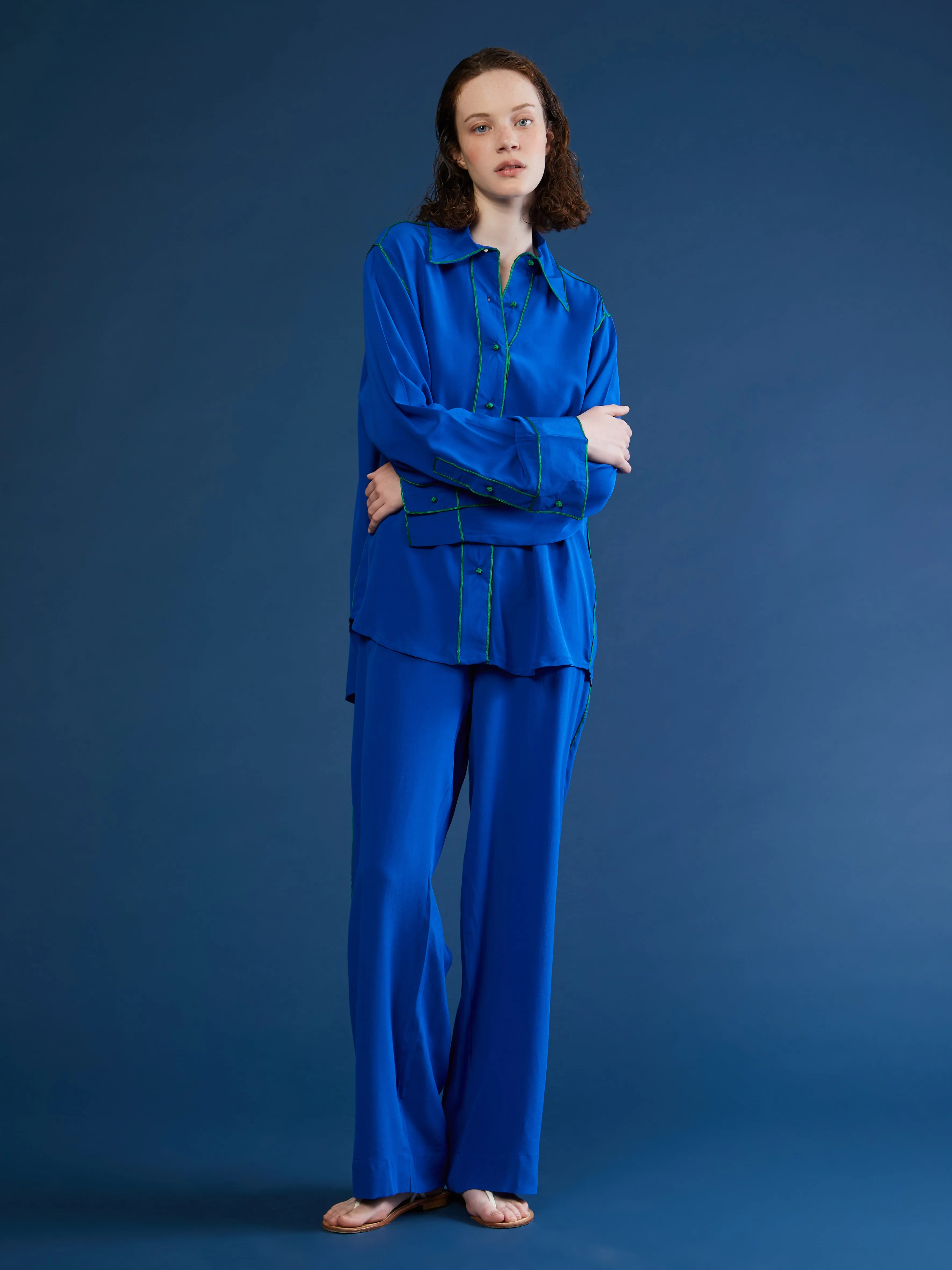 Moroccan Alma silk shirt