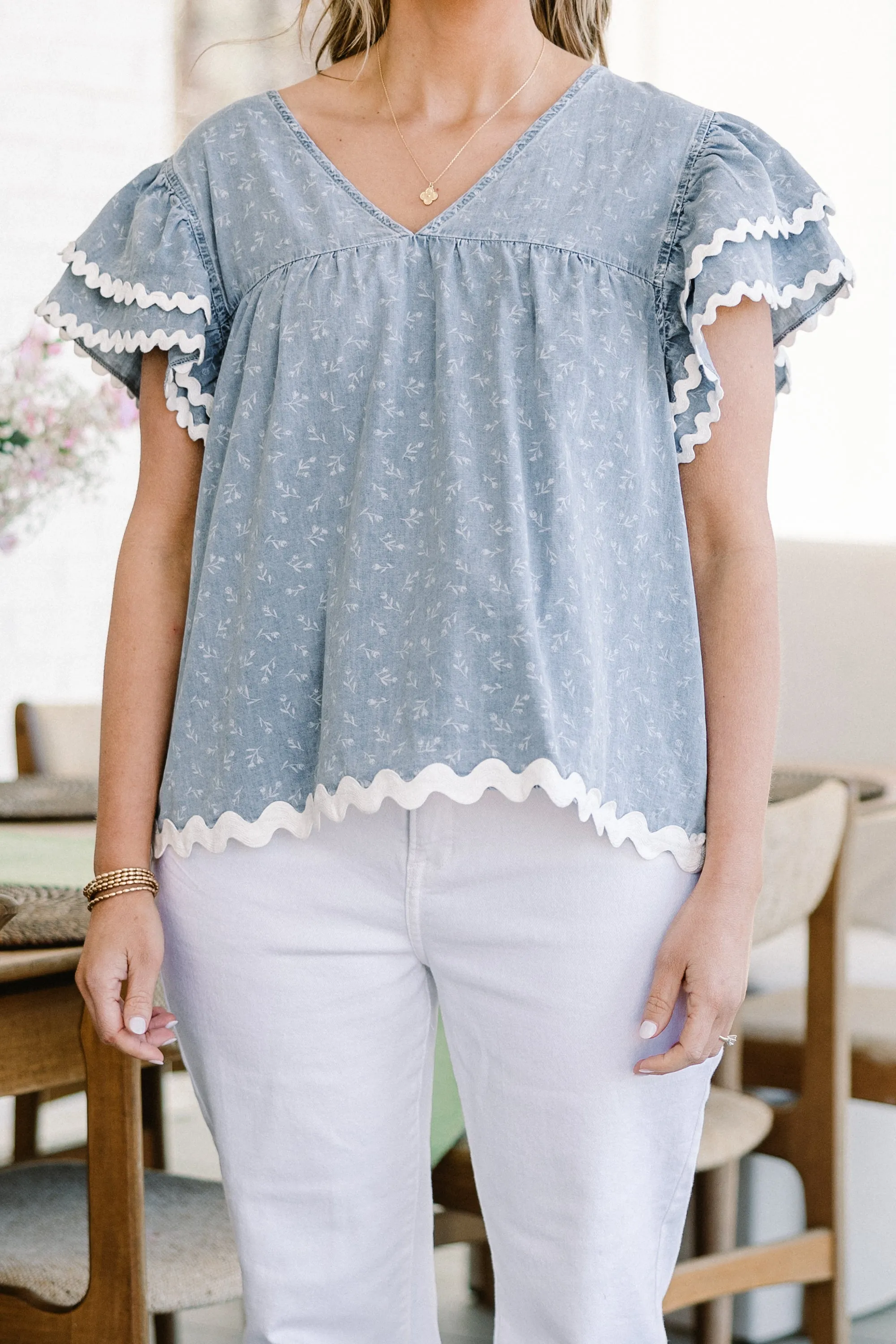 My Debut Top, Blue