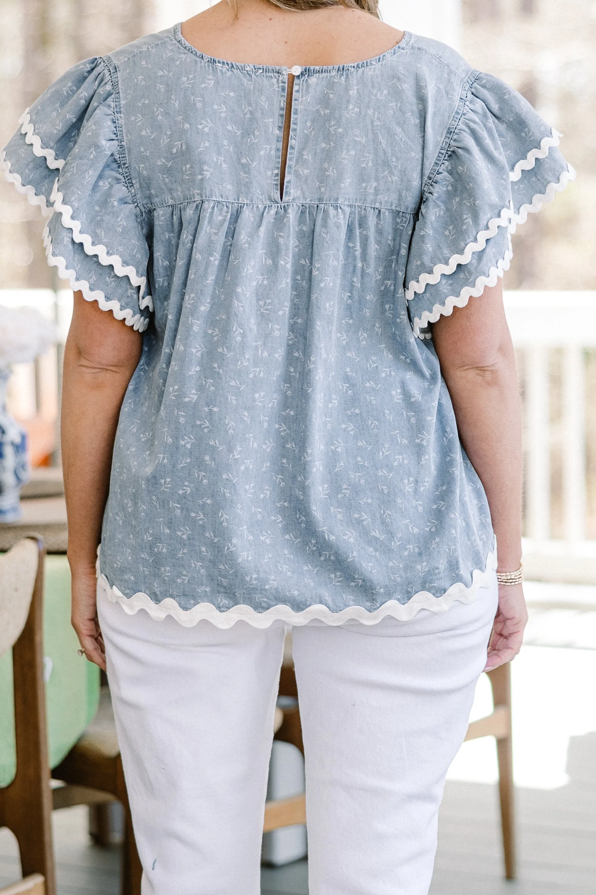 My Debut Top, Blue