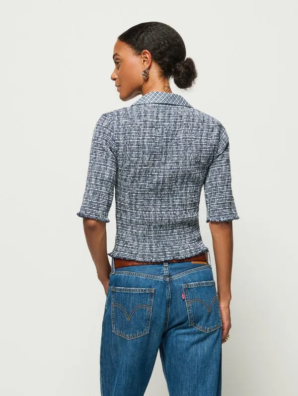 Nation Peggy Smocked Top