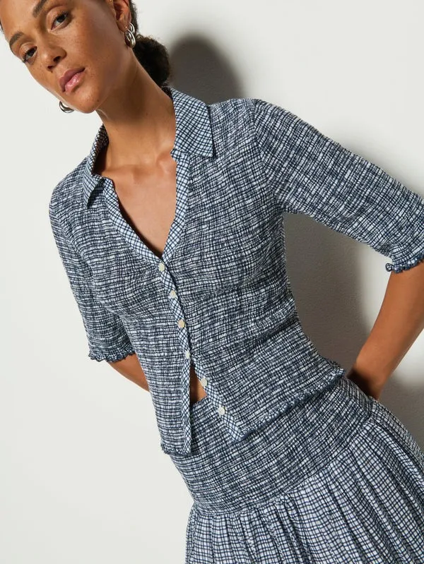 Nation Peggy Smocked Top